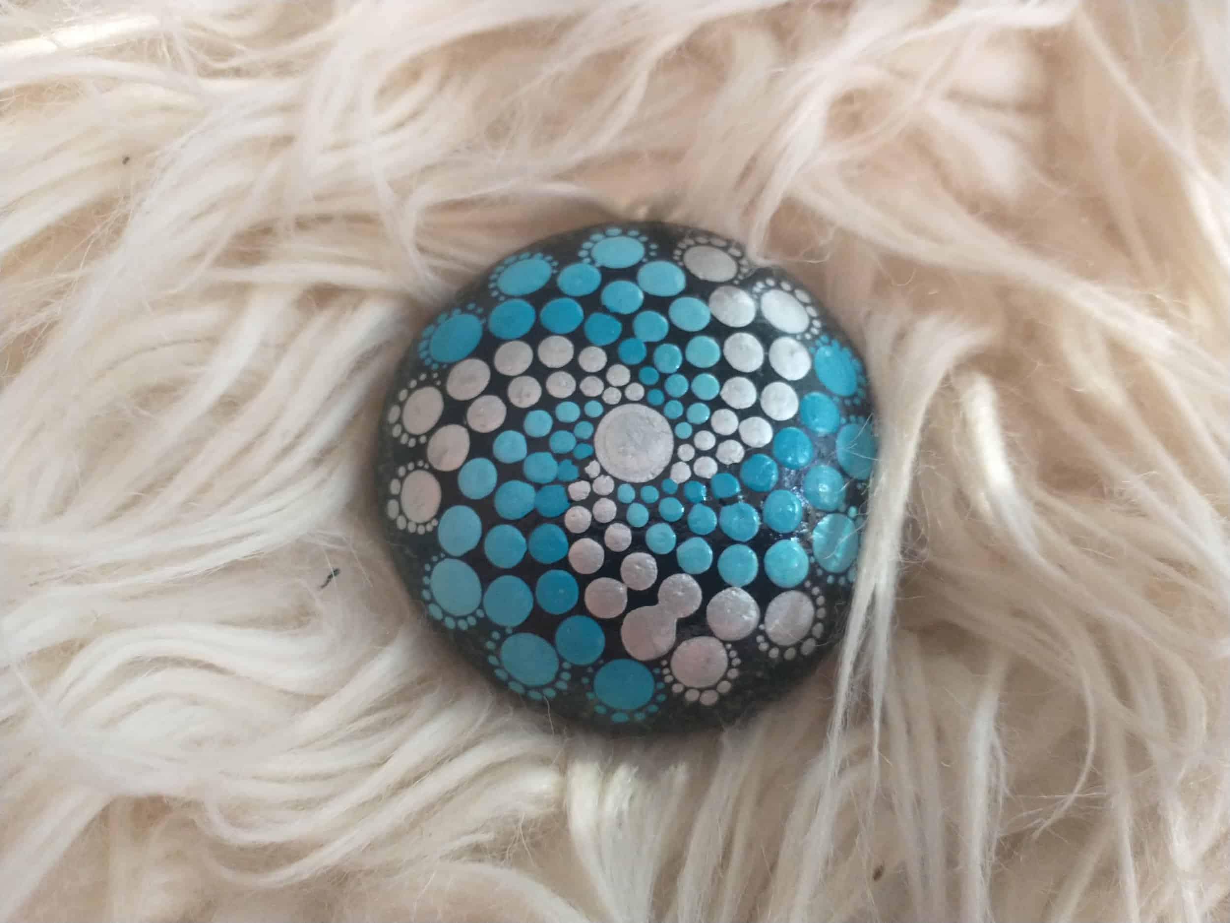 This Blue Spiral is made with love by Amber Stones! Shop more unique gift ideas today with Spots Initiatives, the best way to support creators.